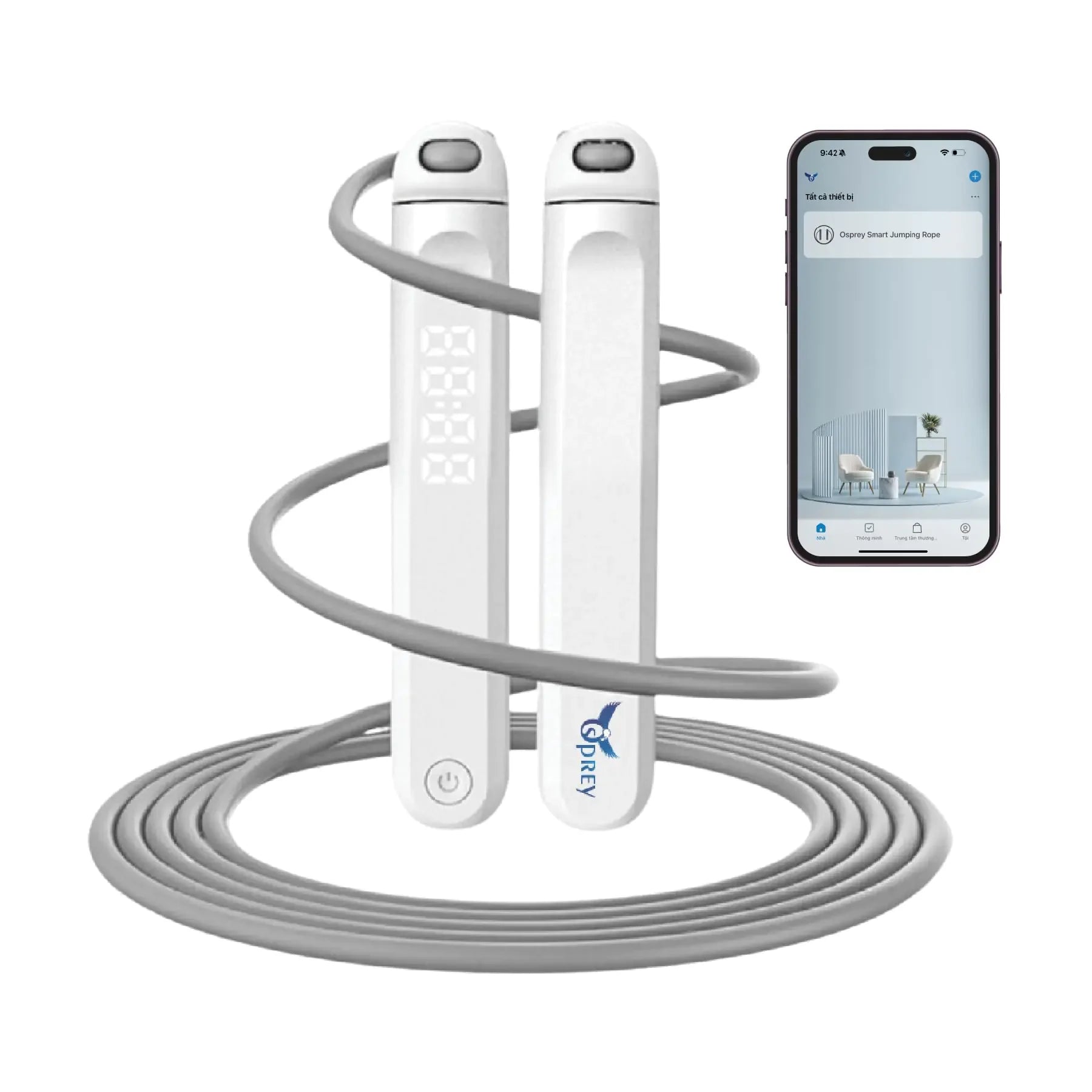 Smart Jump Rope – Indoor Fitness Workout & Real-Time Tracking